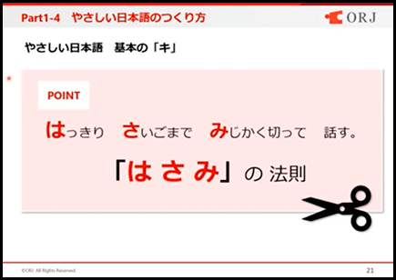 画像：「やさしい日本語」のつくりかた
